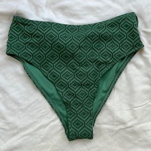 Popvil green bikini bottoms